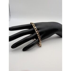 Gold Tones Large Chain Link‎ Bracelet